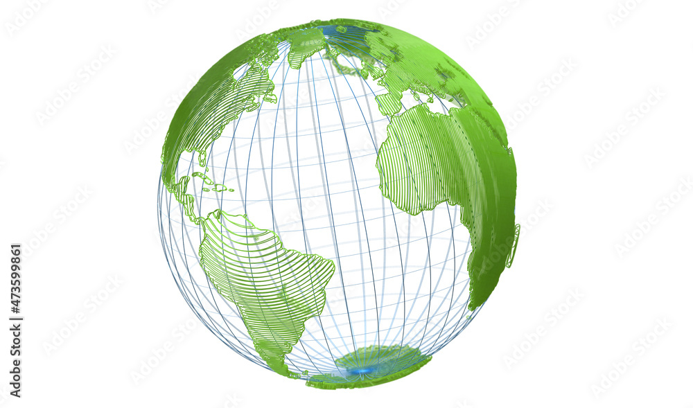 Ecology and green environment concept - 3D rendering Ecology and green environment concept - 3D rendering