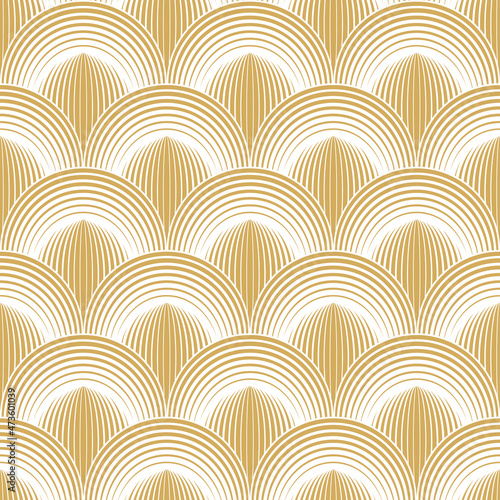 Abstract seamless gold patt...