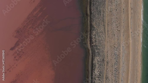 beautiful textures on the salt lake 
