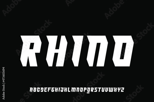 alphabet font vector set
