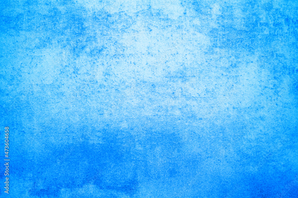 abstract background texture of aged, bright, grunge wall with structure in blue, winter or ice color feel.