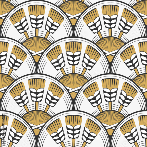 Seamless pattern with brigh...