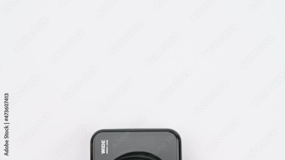 camcorder dashboard security car camera or dashcam with hand holding isolated on white background.
camcorder dashboard security car camera or dashcam with hand holding isolated on white background.