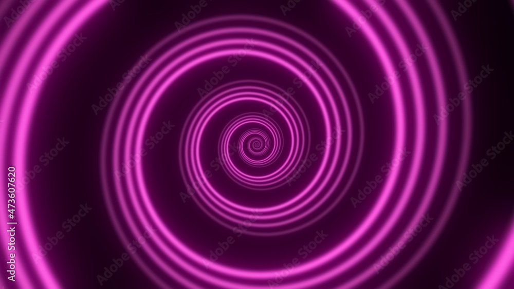 Travel through abstract neon spiral tunnel. Glow wormhole background Travel through abstract neon spiral tunnel. Glow wormhole background