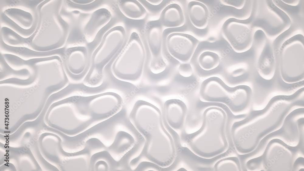 Smooth fractal noise striped waves on the surface. Bright, milky background. Smooth fractal noise striped waves on the surface. Bright, milky background.