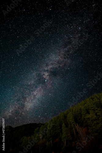 starry night sky © mirazimov
