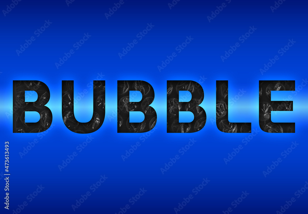 Bubble Wrap Text Effect Stock Template Adobe Stock