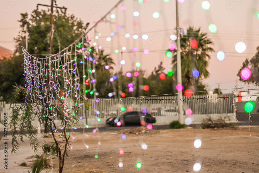 light shop, stand, point of sale, Christmas lights, extensions