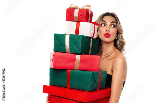 Obraz na plátně Holiday shopping season