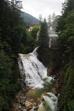 The waterfall in Bad Gastein, Austria
