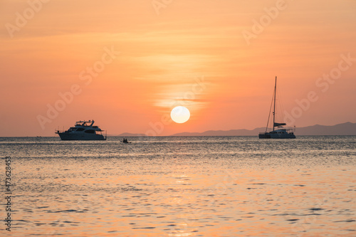 Boats at Sunset