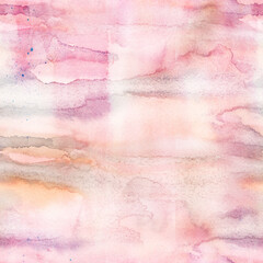 Keuken achterwand Romantische stijl Pastelroze aquarel abstract patroon  © lumitar