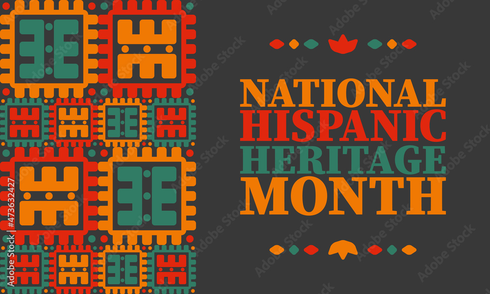 National Hispanic Heritage Month in United States. Celebrate annual in
