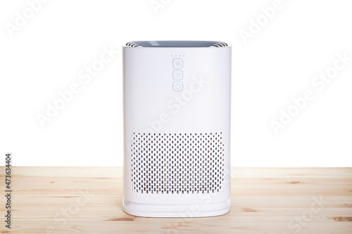 Air purifier on an isolated white background photo