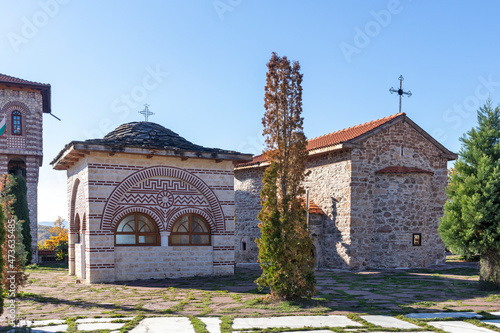 Medieval Tsarnogorski monastery St. Kozma and Damyan, Bulgaria photo