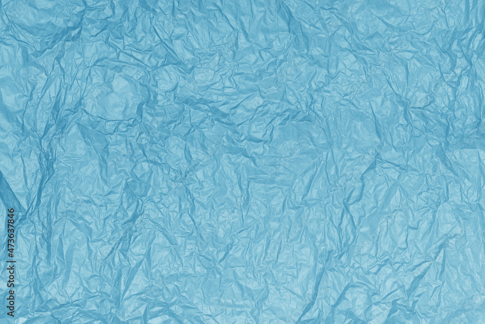 Crumpled paper texture. Abstract blue background Crumpled paper texture. Abstract blue background