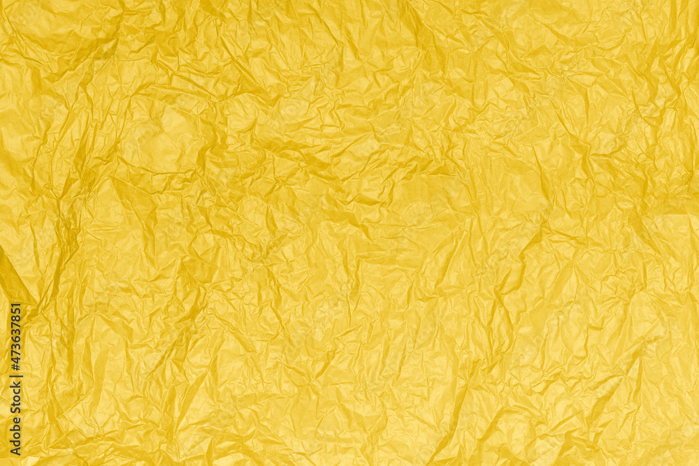 Crumpled paper texture. Abstract yellow paper background Crumpled paper texture. Abstract yellow paper background