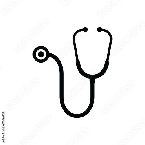 stethoscope isolated on white