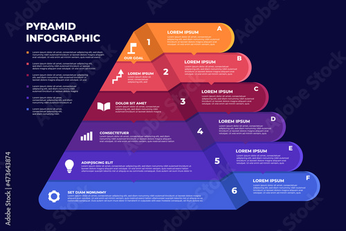 Pyramid Infographic Presentation Template