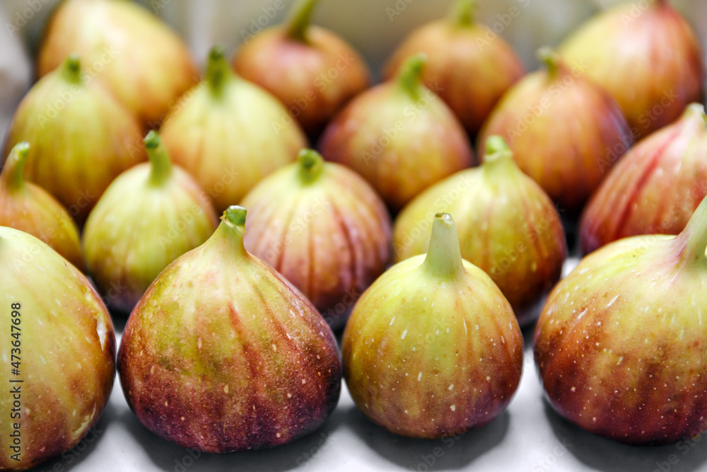 ripe fresh figs fruit in basket background ripe fresh figs fruit in basket background