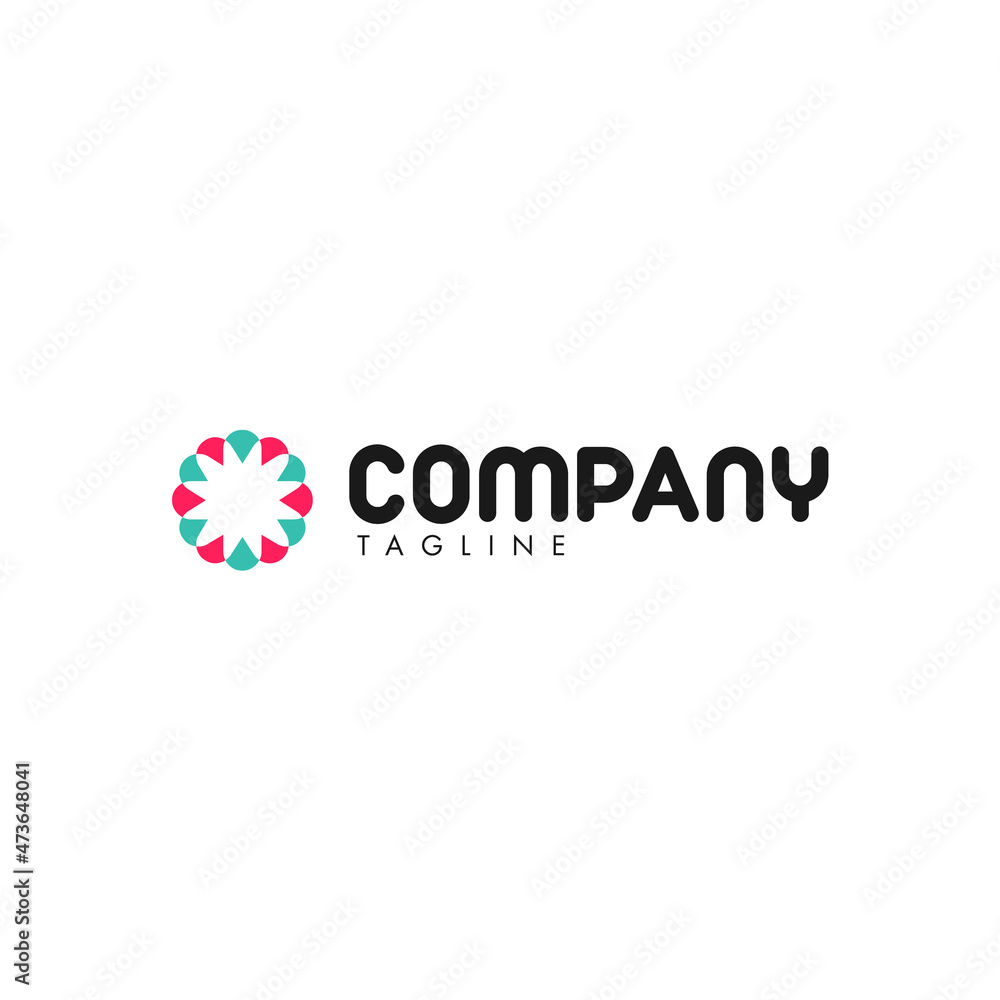 Logo template for company. Logo template for company.