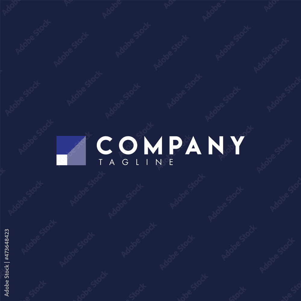 Fototapeta premium Geometric logo template.