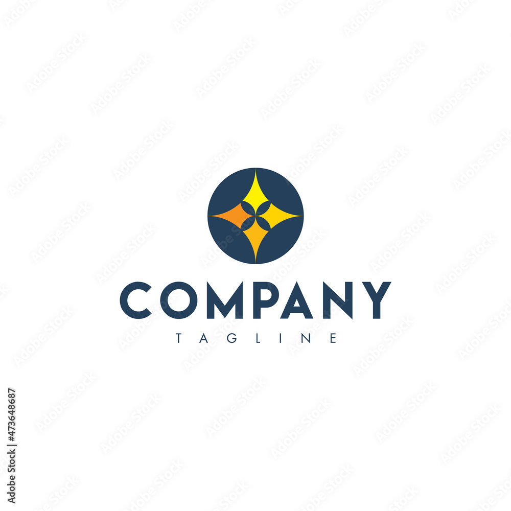 Logo template for company. Logo template for company.