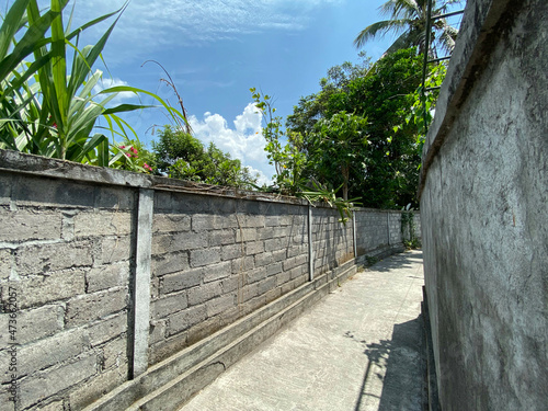 street view of Ubud  Bali  Indonesia