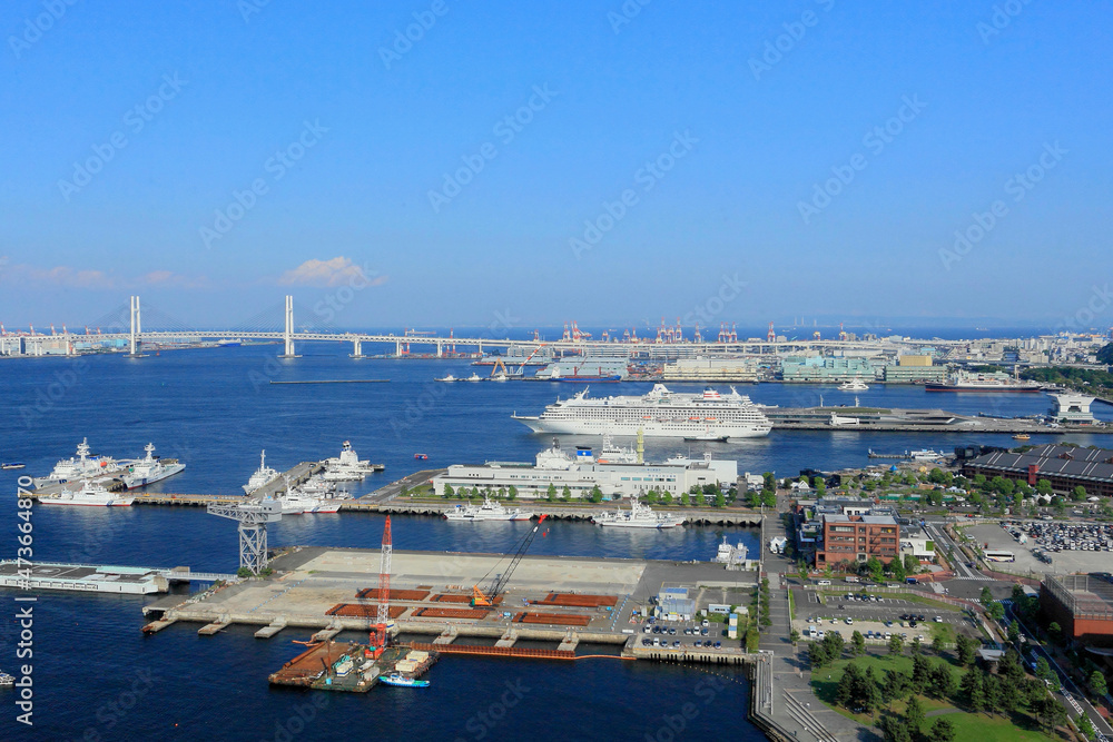 横浜の港風景