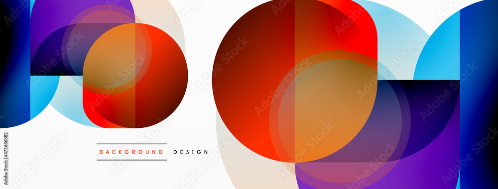 Geometrical minimal wallpaper. Geometric shapes. Vector illustration for wallpaper banner background or landing page Geometrical minimal wallpaper. Geometric shapes. Vector illustration for wallpaper banner background or landing page