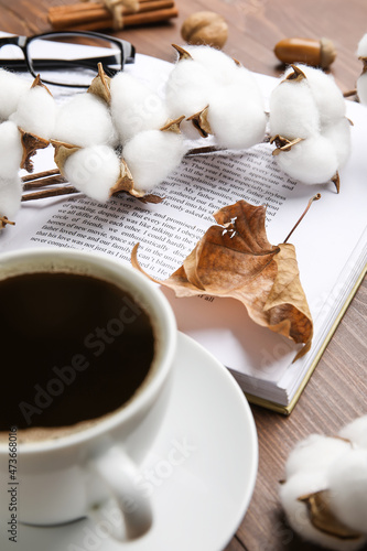 Cup of coffee, branch of co...