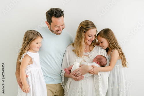 Family of five family portrait