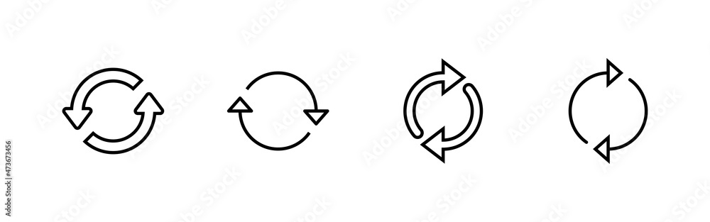 Refresh icons set. Reload sign and symbol. Update icon. Refresh icons set. Reload sign and symbol. Update icon.