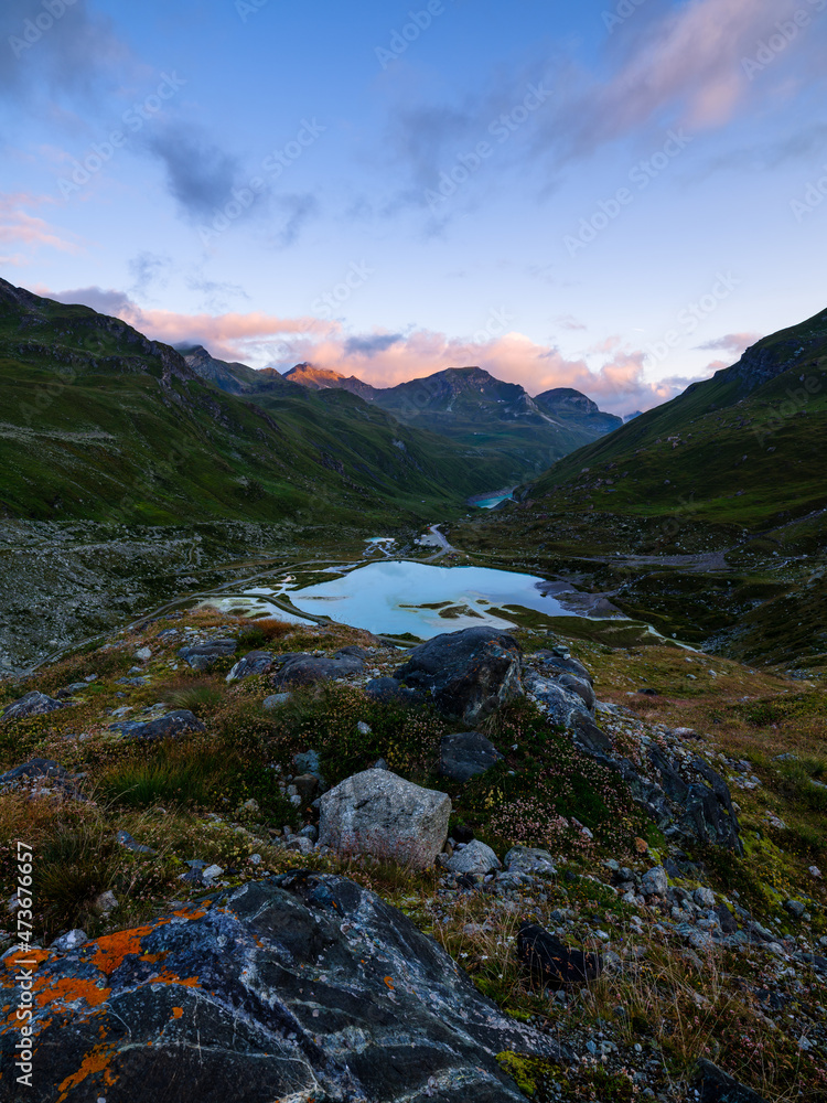 Sunrise at lac de moiry Sunrise at lac de moiry