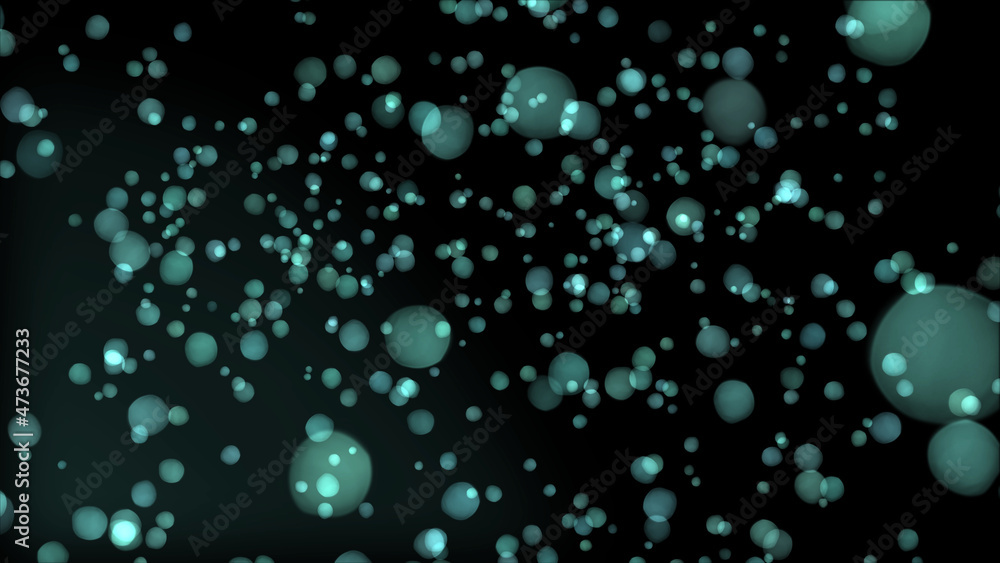 abstract black background with blue particles. chaotic particles background abstract black background with blue particles. chaotic particles background