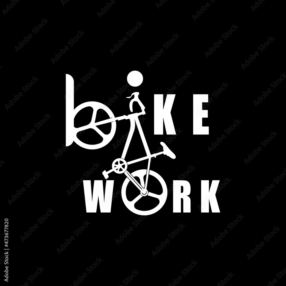 Bike Logo Icon Vector, vehicle for sports, racing, casual, downhill, retro template