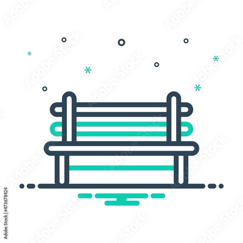 Mix icon for bench