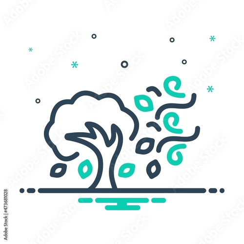 Mix icon for wind air