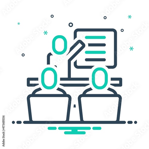 Mix icon for describes