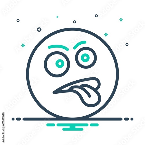 Mix icon for badly