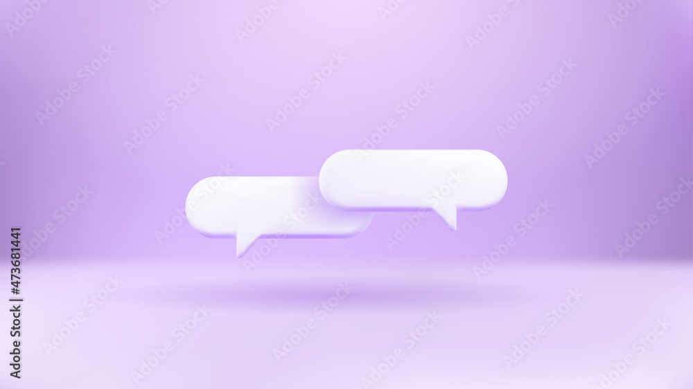 3d realistic style chat bubbles 3d realistic style chat bubbles