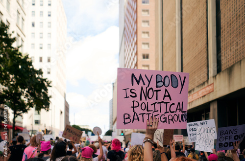 woman abortion protest photo