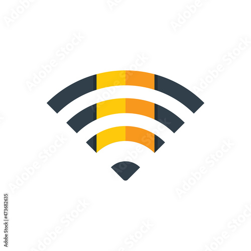 Wifi pencil logo