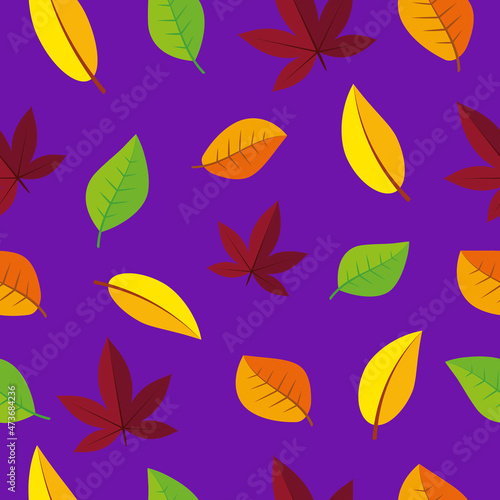 pattern 6   wallpaper  fabric  autumn  leaves  bright colors