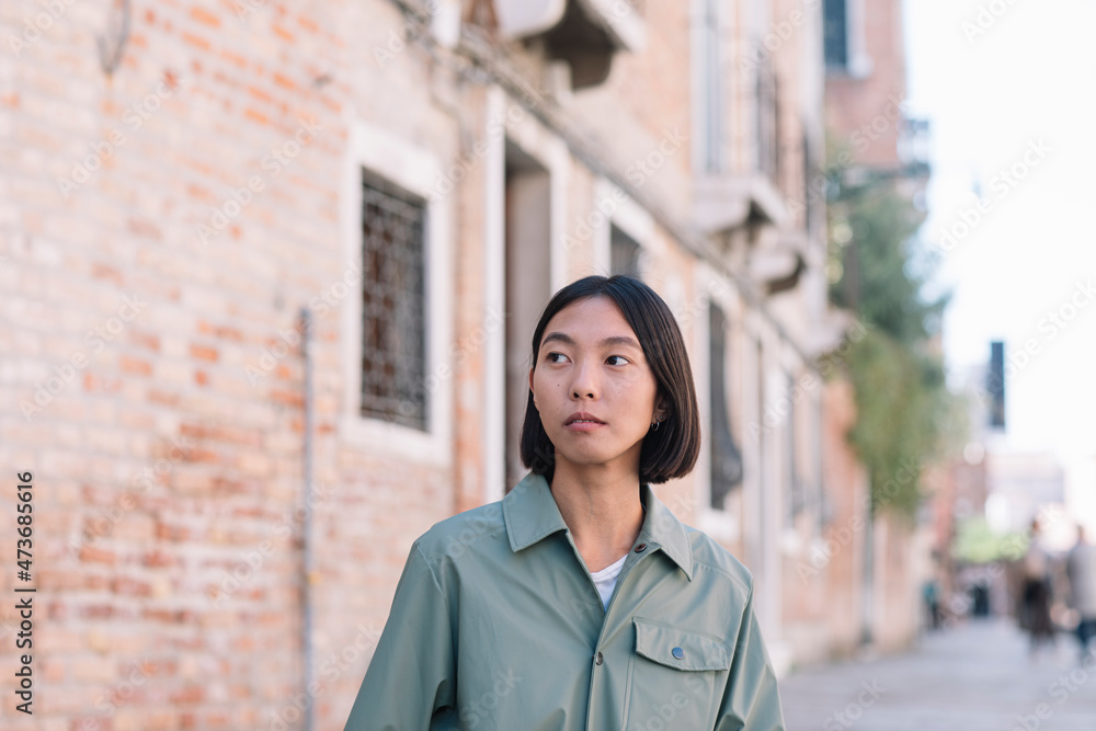 Portrait Of Young Woman Outdoors Portrait Of Young Woman Outdoors