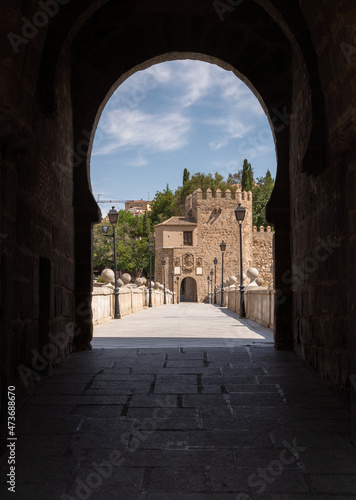 View At Alcantara bridge inToledo photo