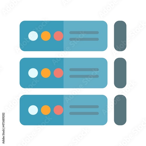 storage Flat Light Vector Icon Design