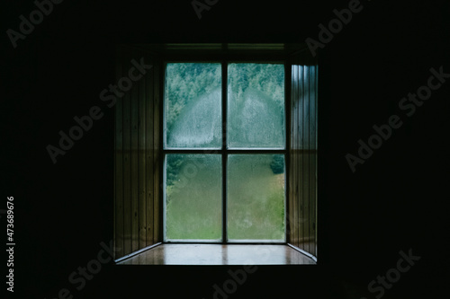 Cabin window  photo