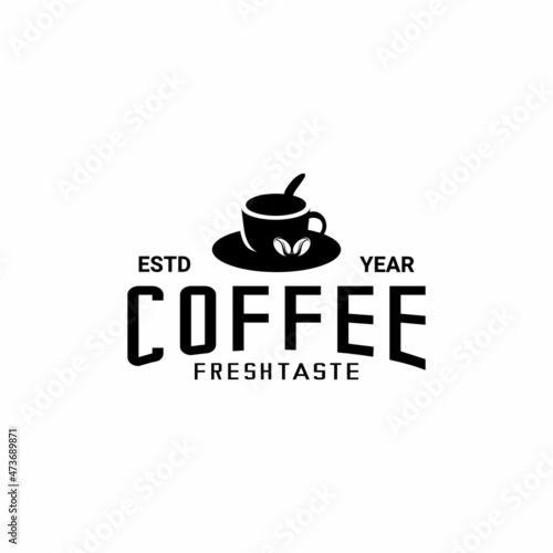 Wallpaper Mural cup of coffee logo vector, cafe logo Torontodigital.ca