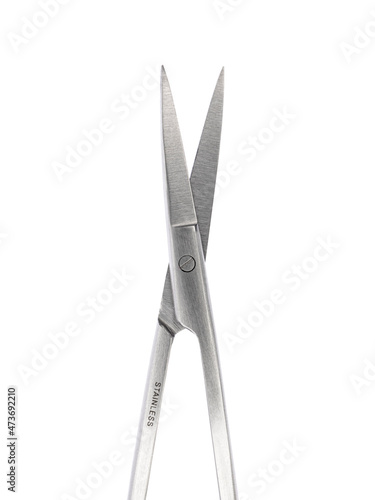 Surgical instrument on white background